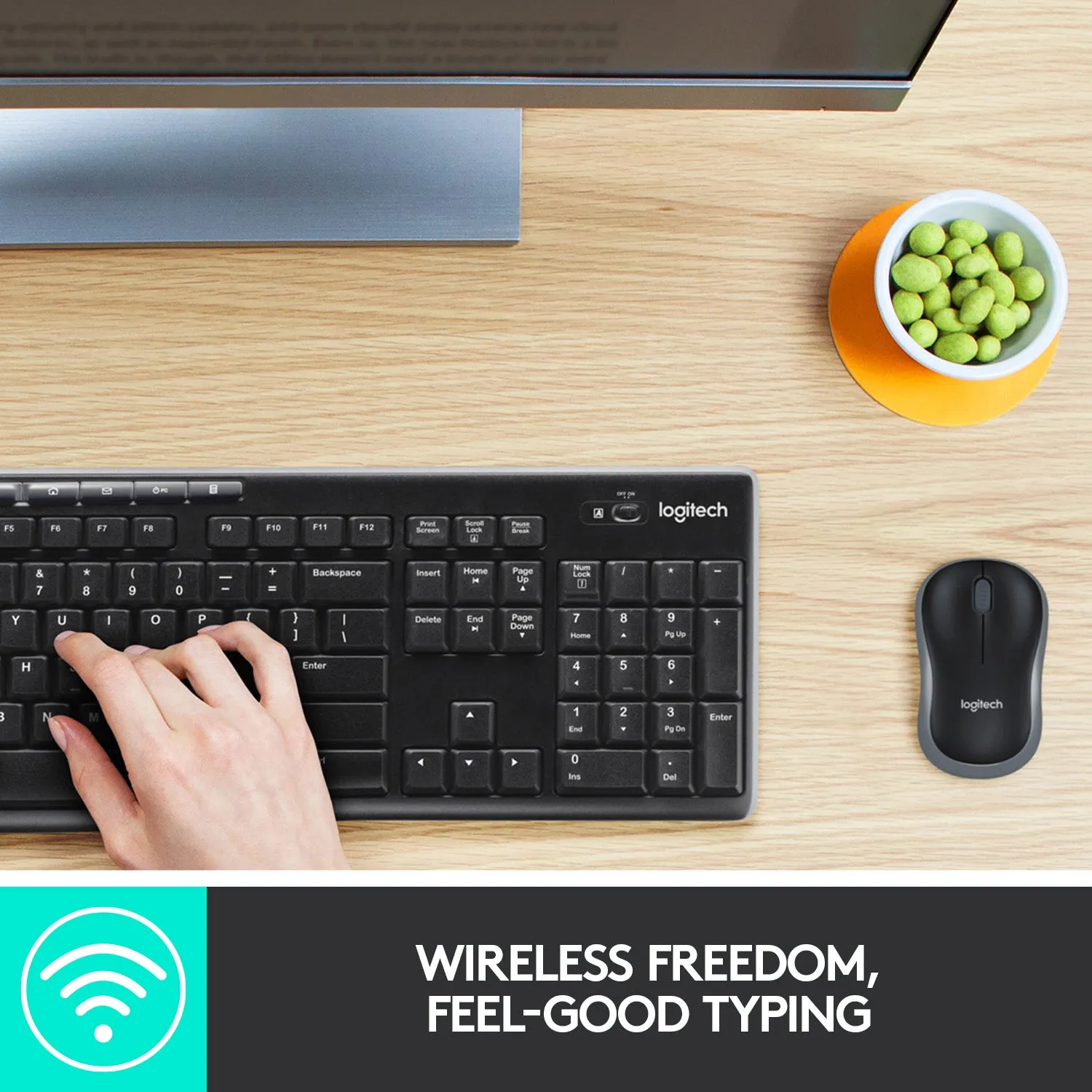 Logitech MK270R Wireless Keyboard & Mouse Combo