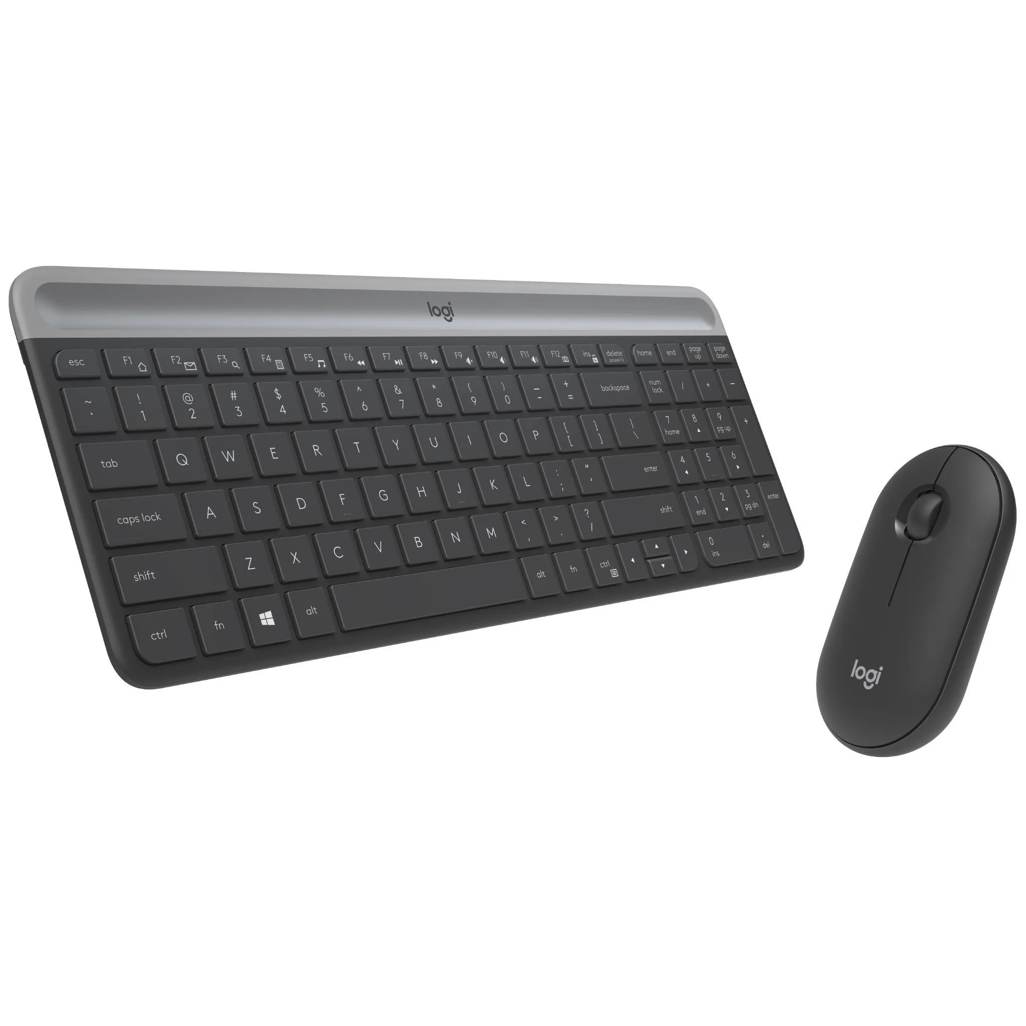 Logitech MK470 Slim Wireless Keyboard and Mouse Combo - Black