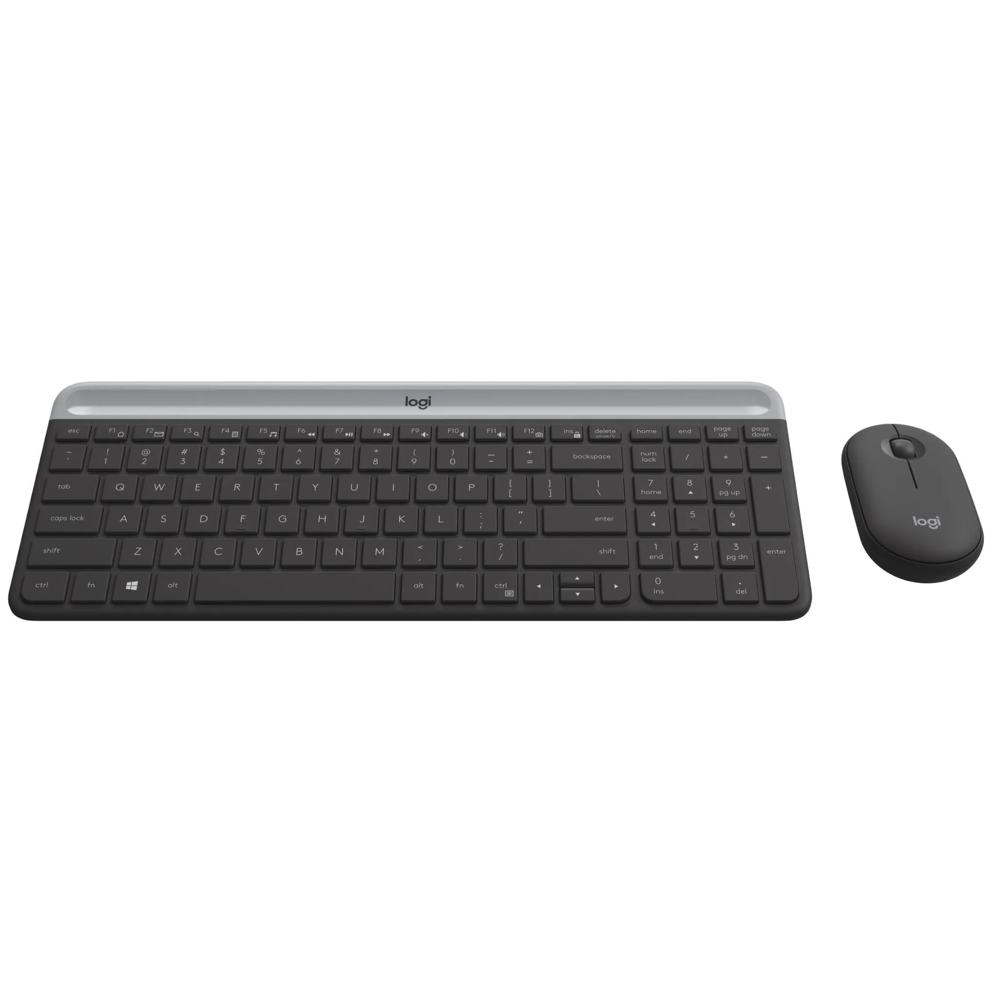 Logitech MK470 Slim Wireless Keyboard and Mouse Combo - Black