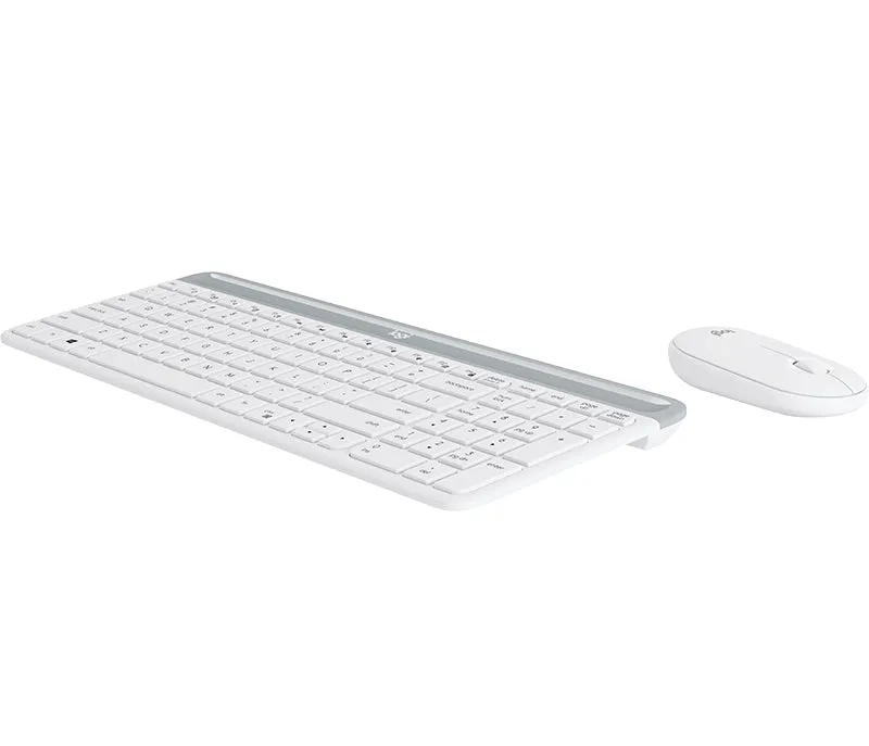 Logitech Slim Wireless Combo Mk470 - Keyboard And Mouse Set - Qwertz - German - Off-White