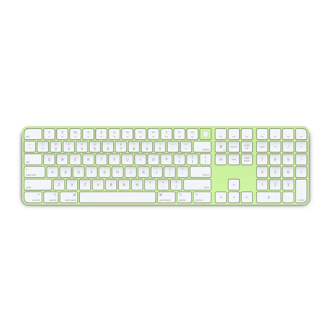 Magic Keyboard with Touch ID and Numeric Keypad Green Glow Skin