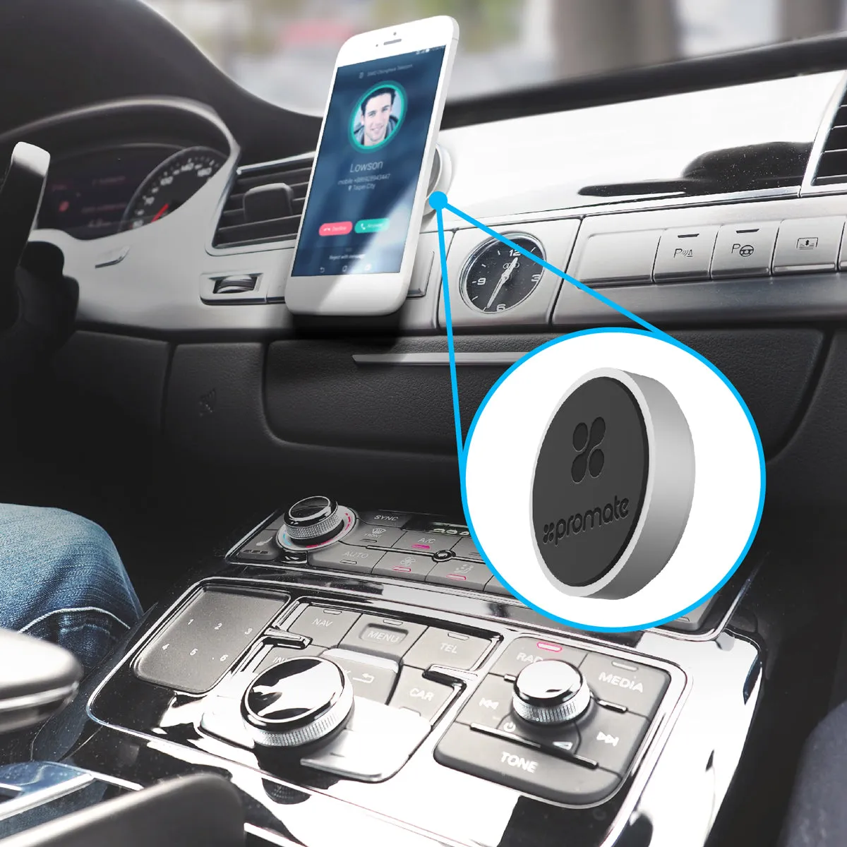 Magnetic Phone Mount for All Use Dashboard with Quick-Snap Technology