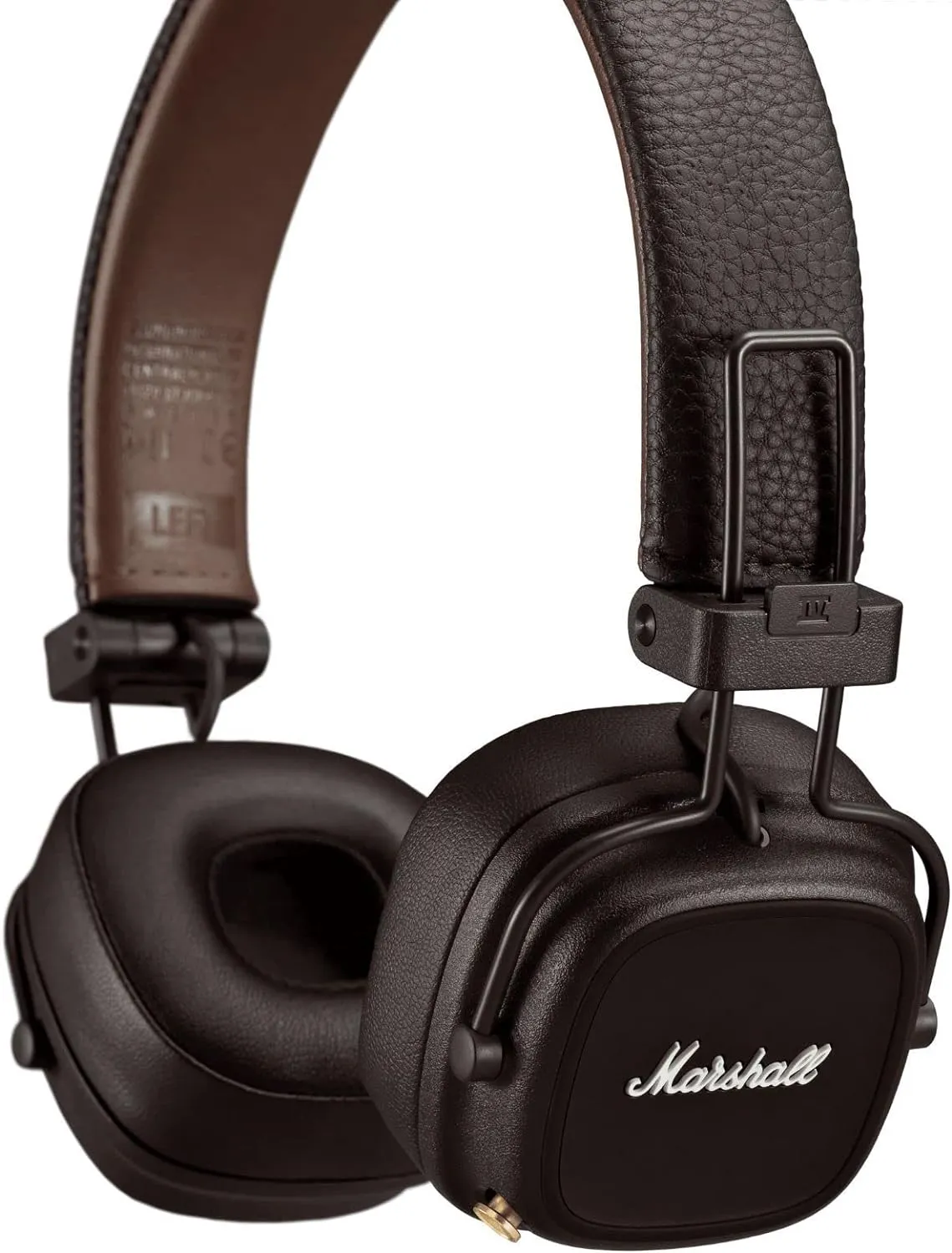 Marshall Major IV On-Ear Bluetooth Headphones – Wireless, Foldable, 80 Hours Playtime, Brown