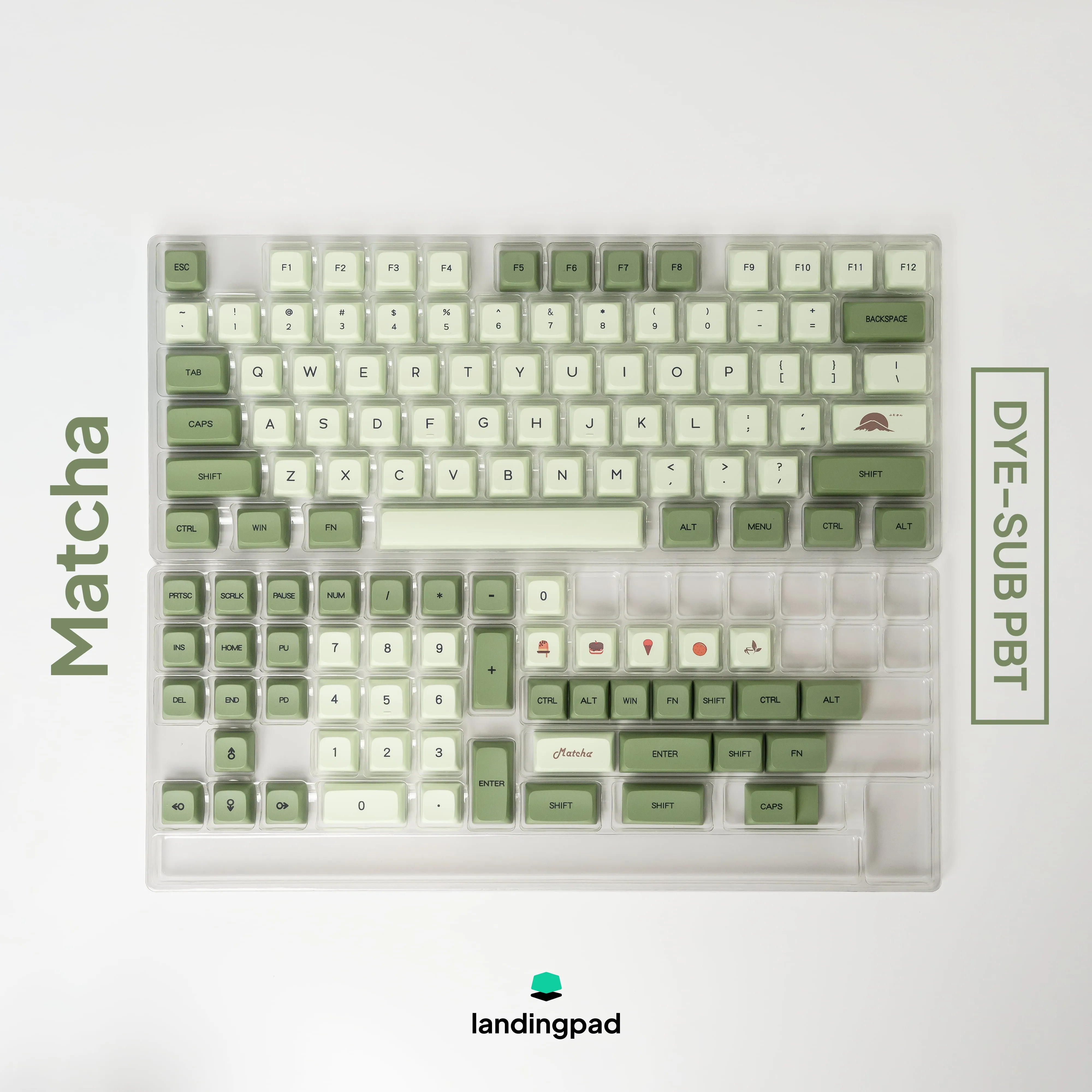 Matcha PBT Keycap Set