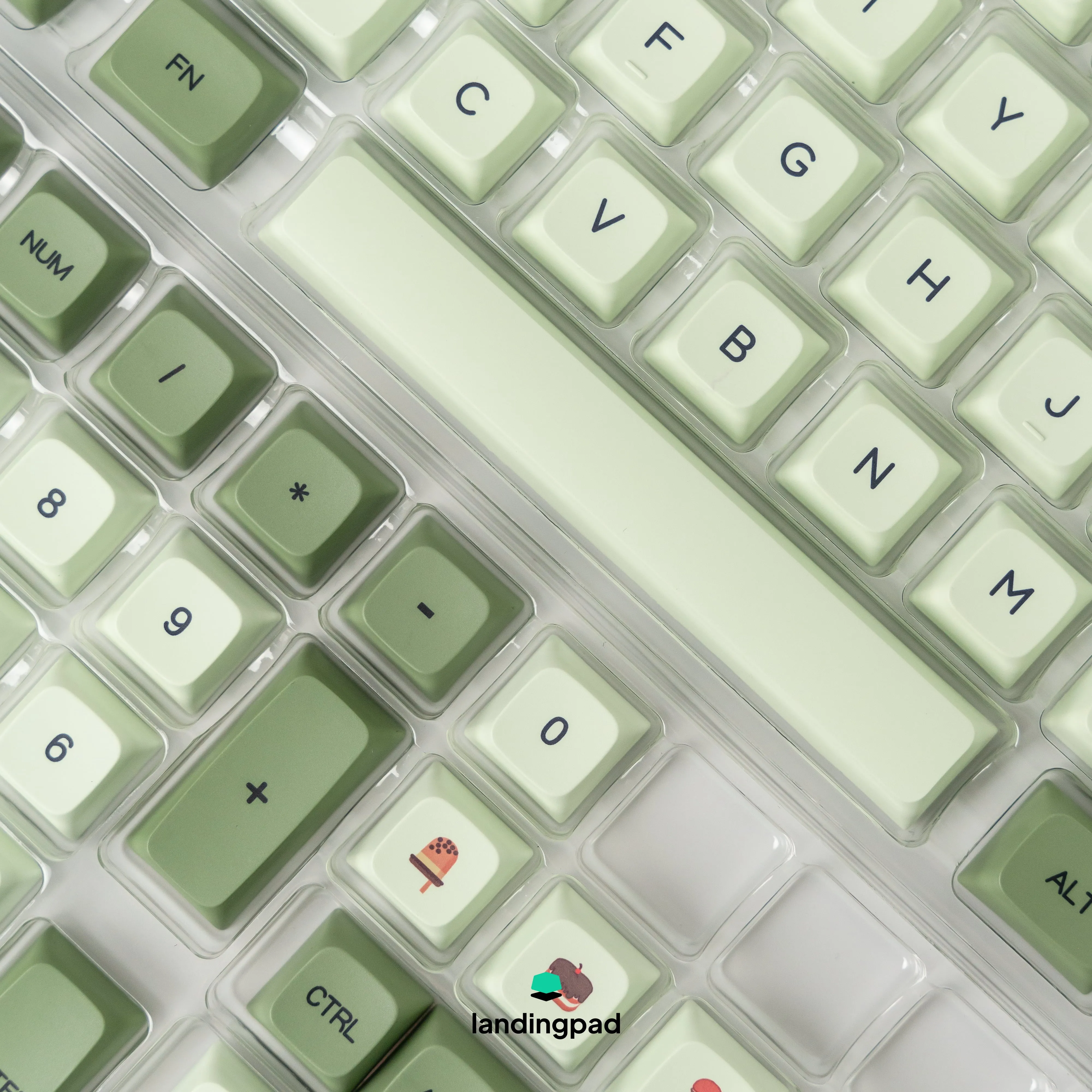 Matcha PBT Keycap Set