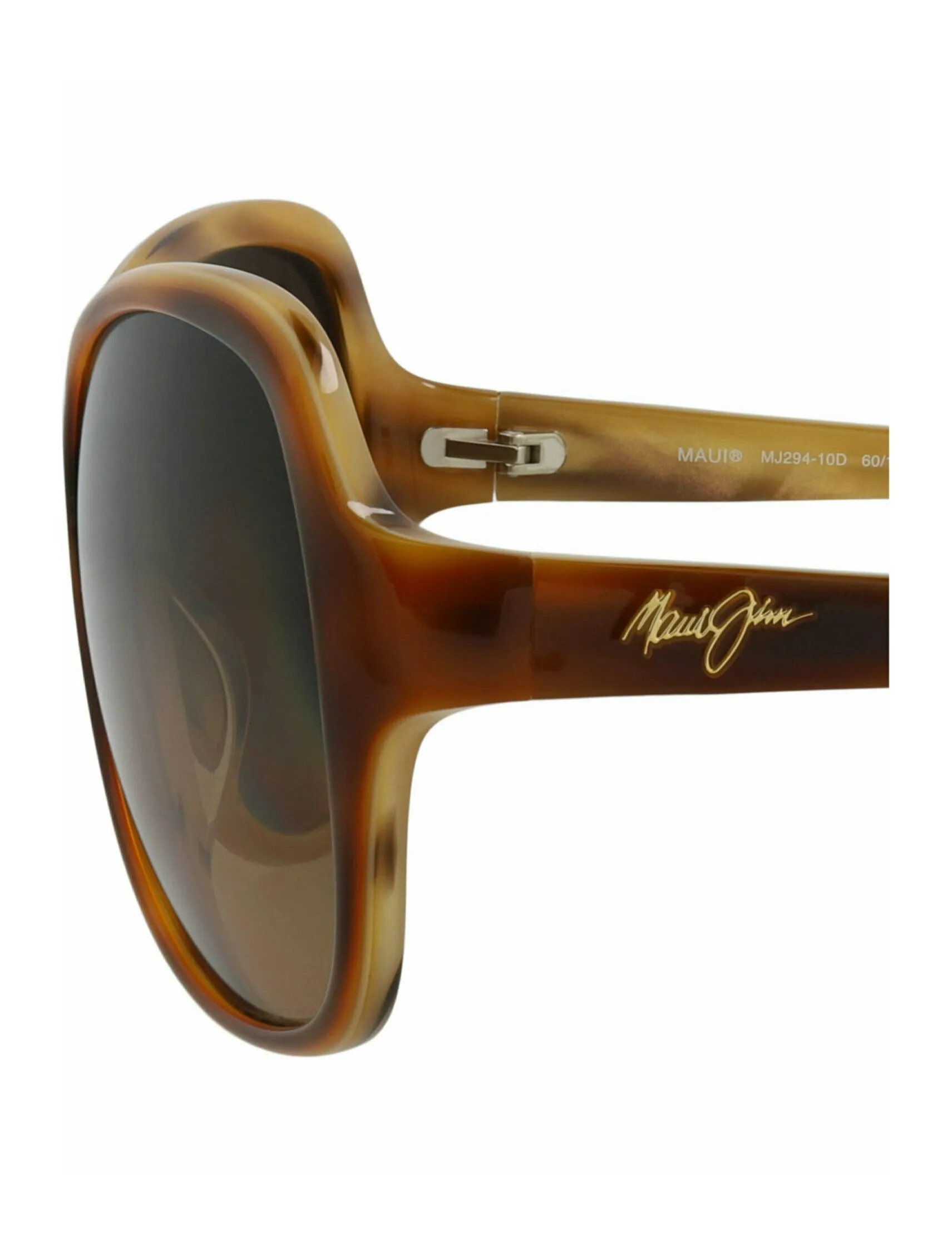 Maui Jim Round-Frame Acetate Polarized Sunglasses