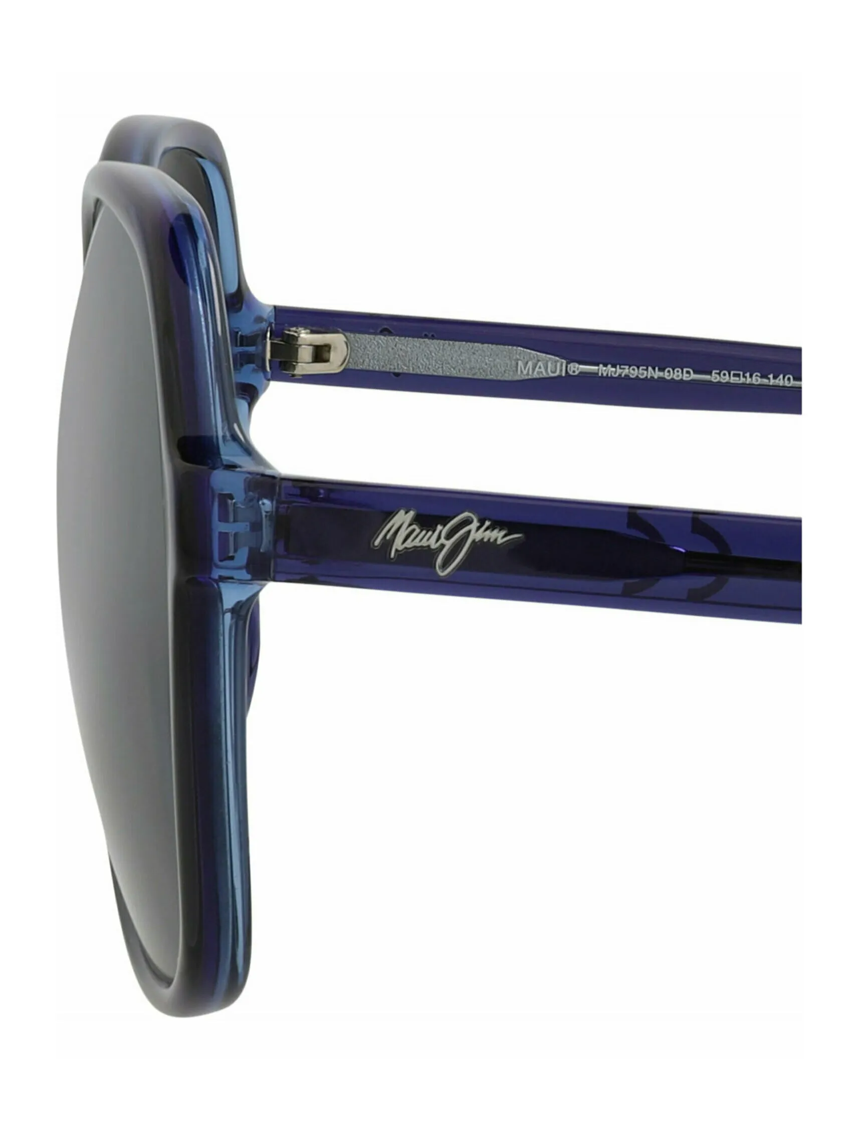 Maui Jim Round-Frame Acetate Polarized Sunglasses