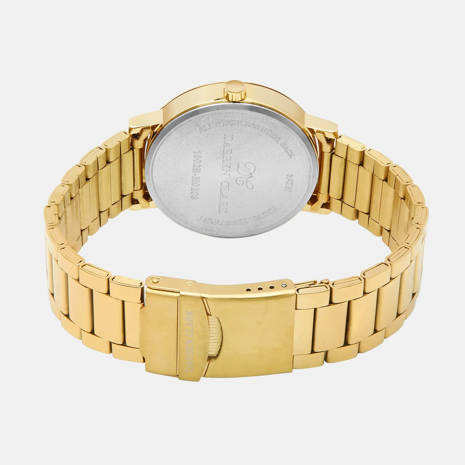 Men's Gold Analog Brass Watch 1002B-M0203