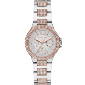 Michael Kors MK6846 Chronograph Stone Set Two Tone Ladies Watch