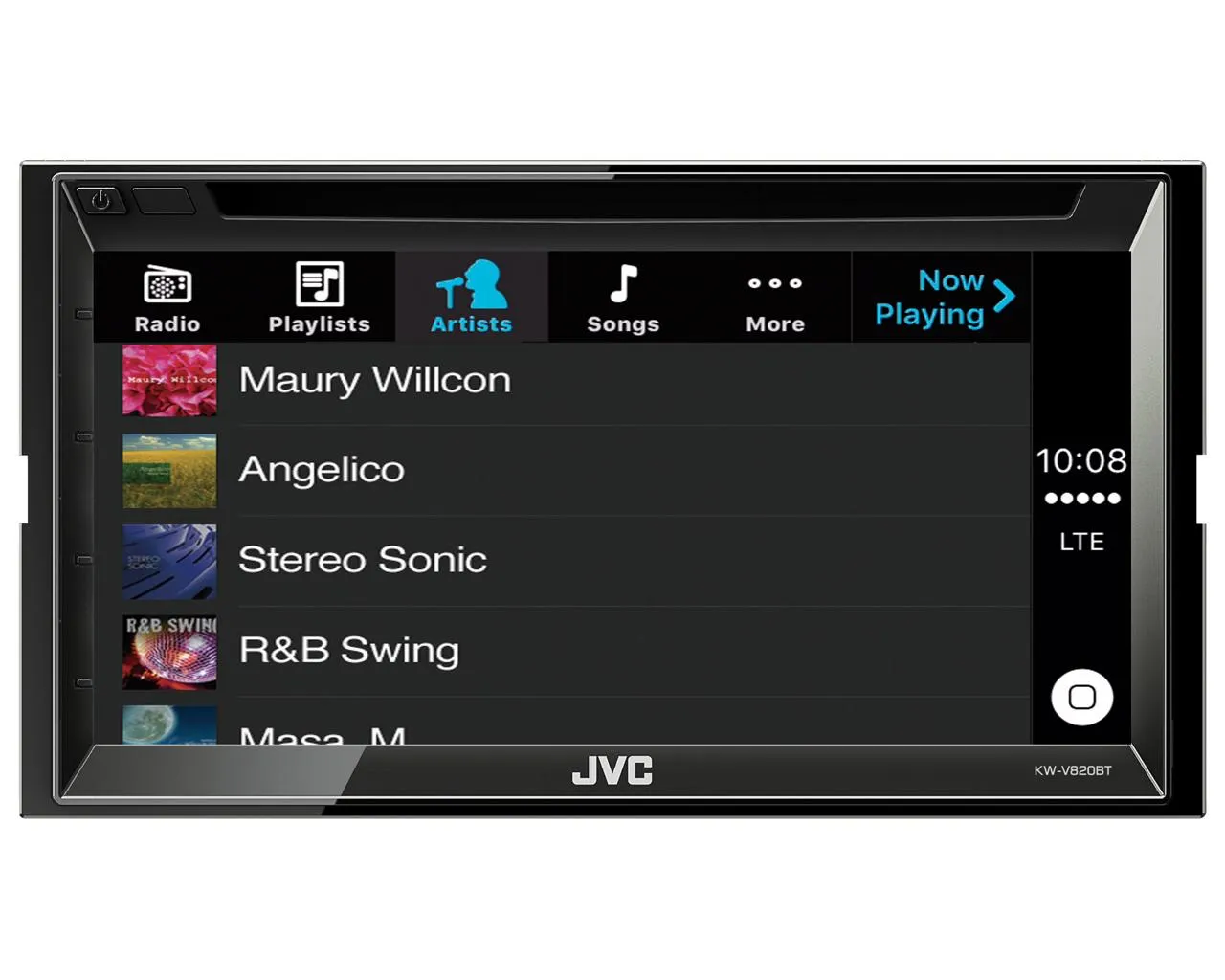 Multimedija automobiliui JVC KW-V820BT, 2-DIN, DVD, CD, USB, BLUETOOTH, Apple CarPlay