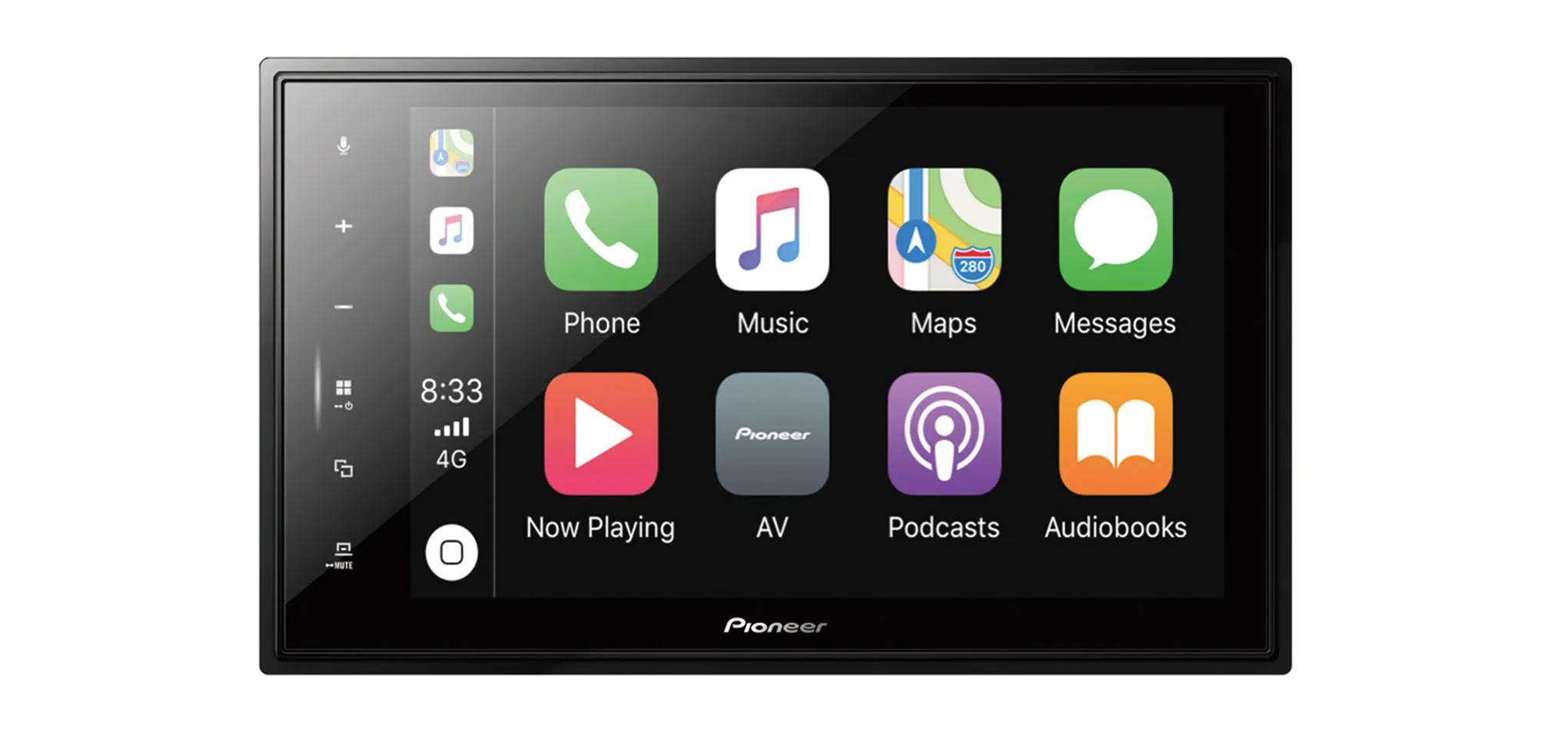 Multimedija automobiliui Pioneer SPH-EVO82DAB-UNI, 1-DIN, USB, BLUETOOTH, Apple CarPlay, Android Auto