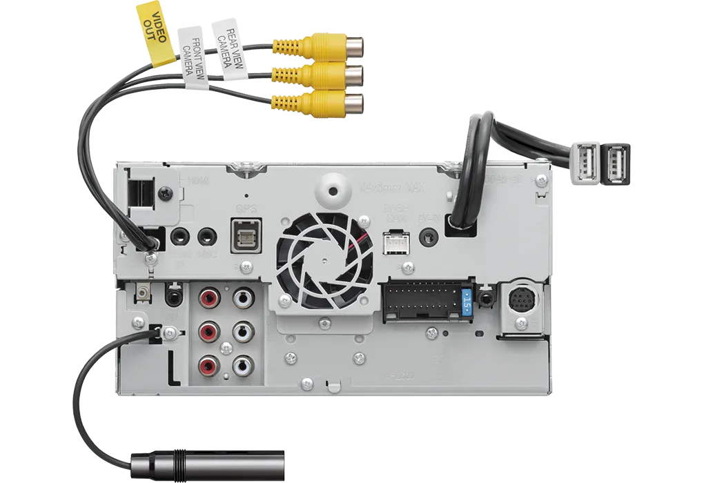 Multimedija Kenwood DMX-8019DABS, 2-DIN, Belaidis Apple CarPlay ir Android Auto