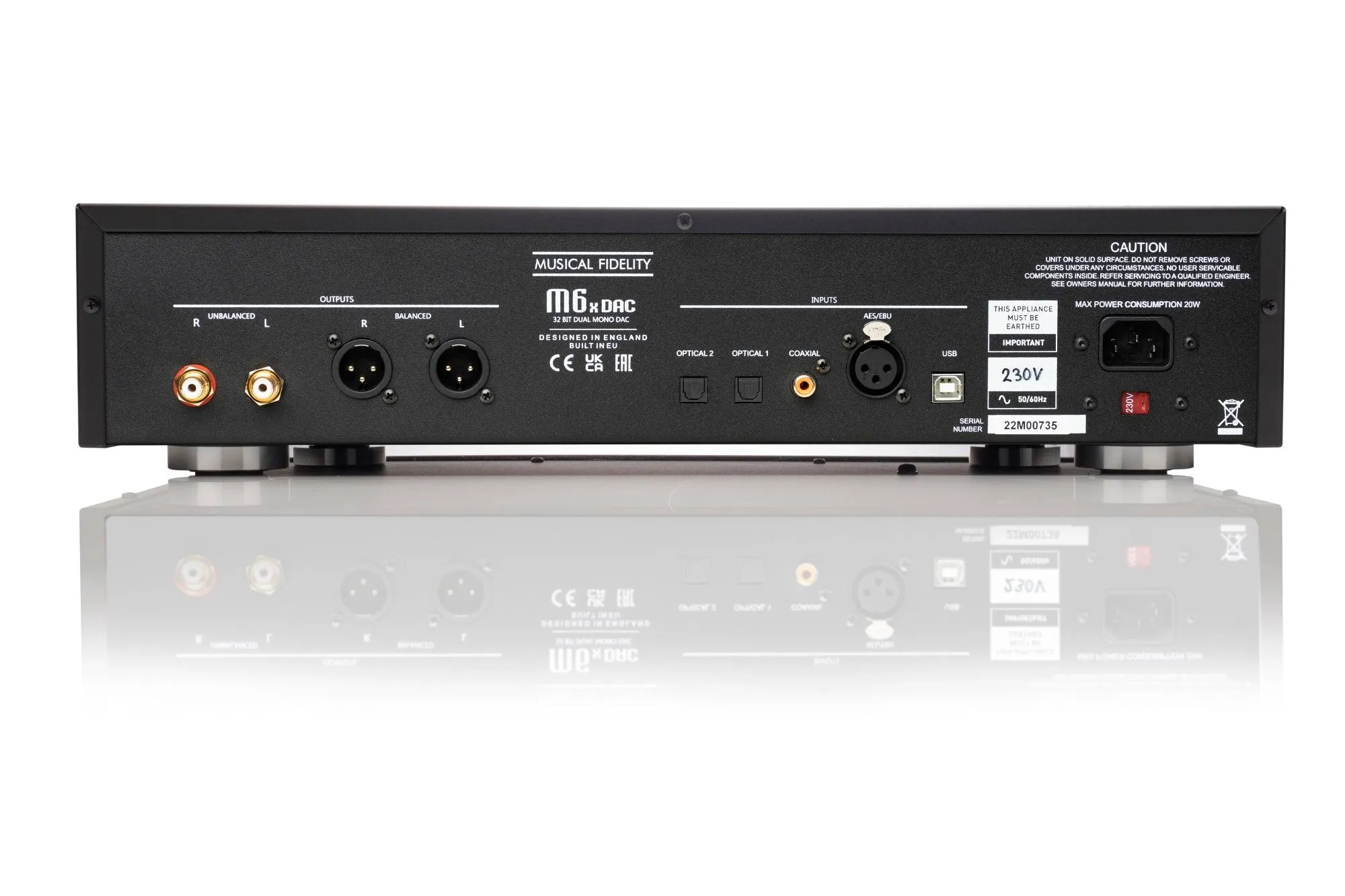 Musical Fidelity M6X DAC Digital to Analog Converter