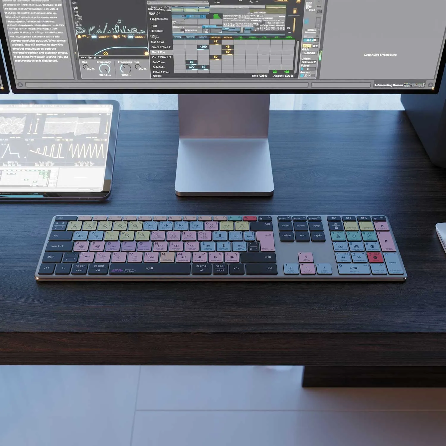 NEW Pro Tools Keyboard | Backlit & Wireless | Mac & PC