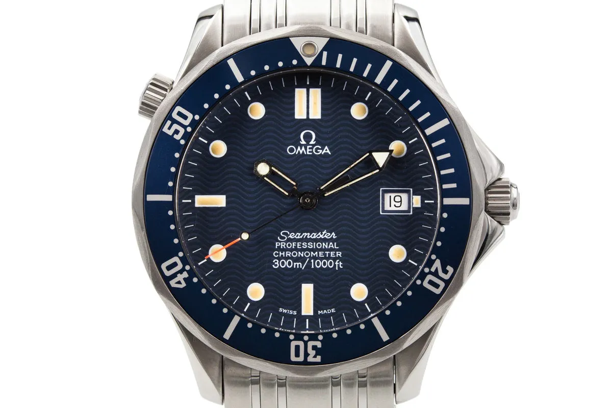 Omega Seamaster 2531.80 Blue Wave Dial