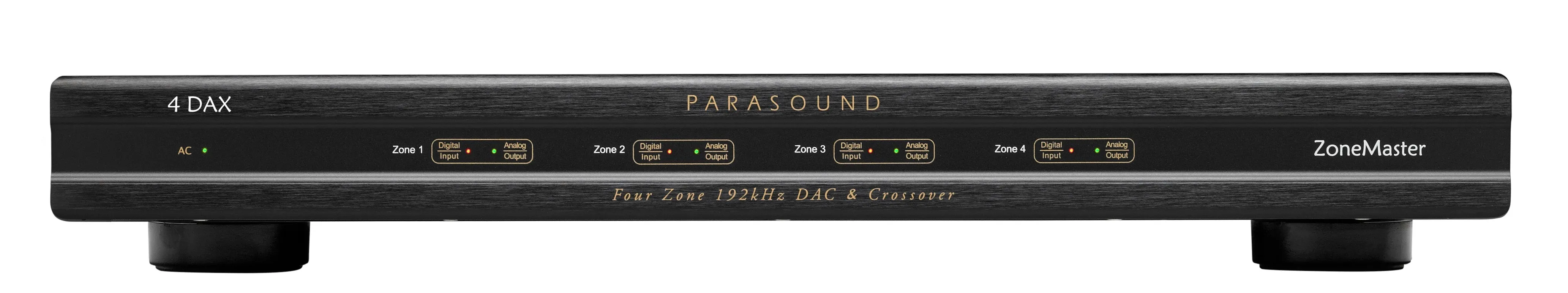 Parasound ZoneMaster 4 DAX  Four Zone 192kHz 24bit DAC and Crossover B-Stock No Warranty