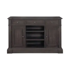 Phelps 2-Door Rectangular Server Antique Noir