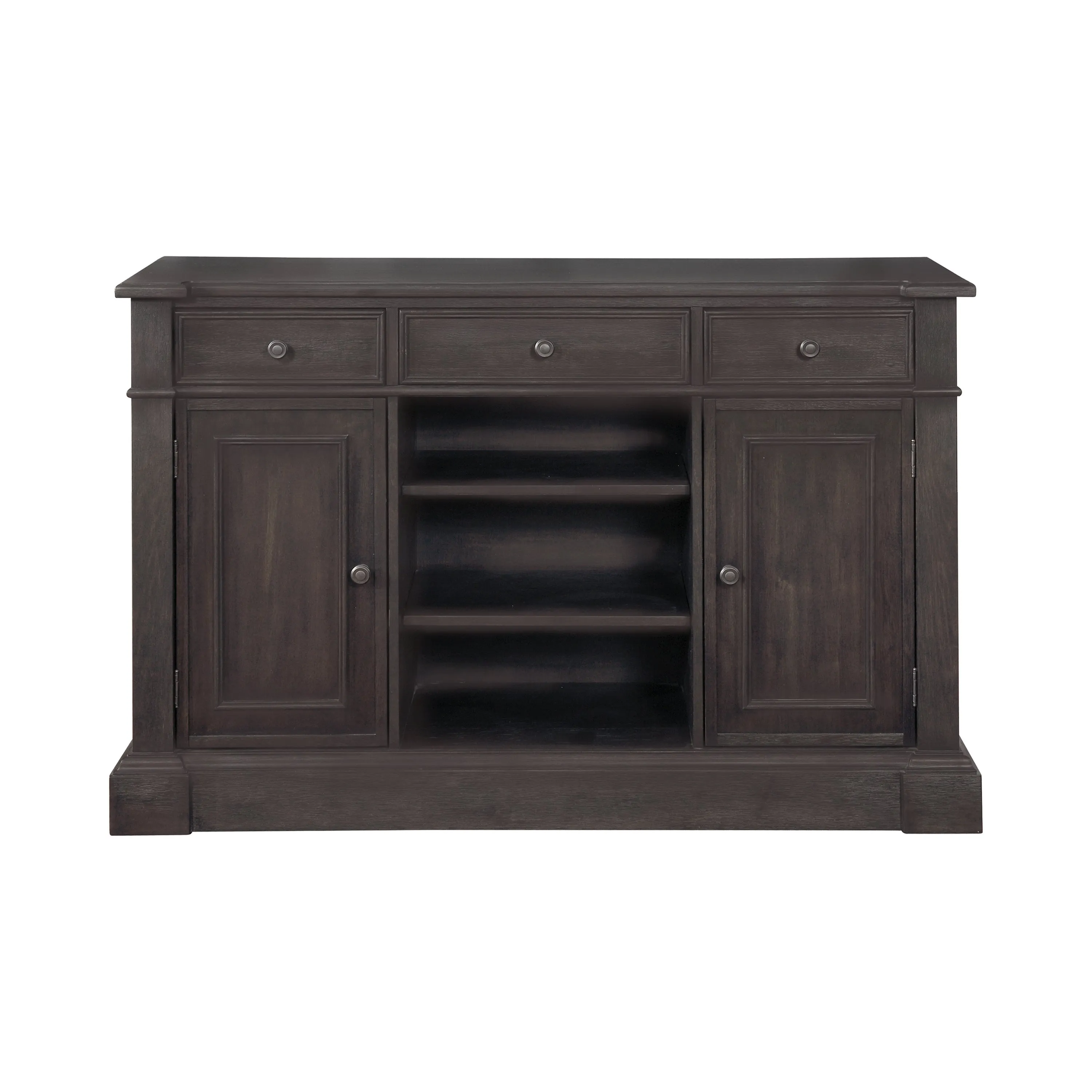 Phelps 2-Door Rectangular Server Antique Noir