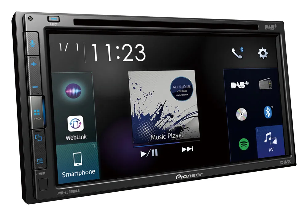 Pioneer AVH-Z5200DAB, automobilinė multimedija