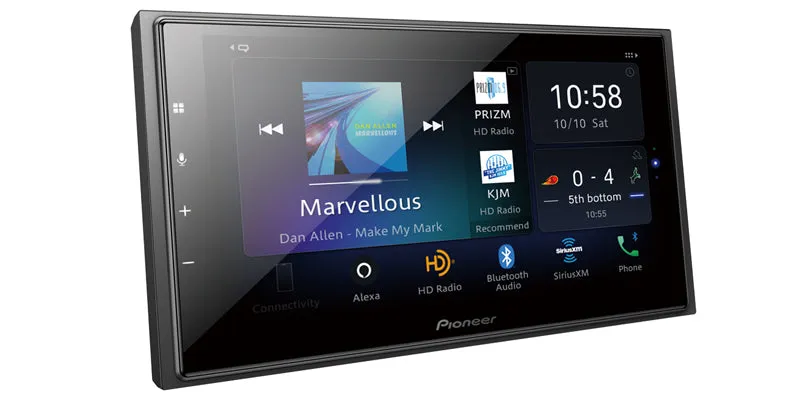 Pioneer DMH-W4660NEX 2-DIN Multimedia Receiver w/ Wireless Apple CarPlay & Android Auto