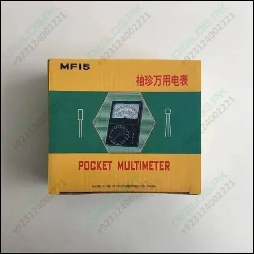 Pocket Size Analog Multimeter Mf15 Digital Avometer Universal Meter