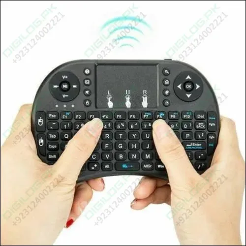 Portable Mini Wireless Keyboard Controller With Touchpad Mouse Combo And Backlight