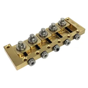 Ray Ross Saddle-Less Bass Bridge ~ 5 String / 17mm Brass