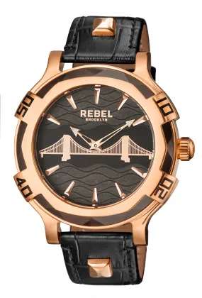 Rebel Men's Brooklyn Bridge 48mm Quartz Watch RB102-8071