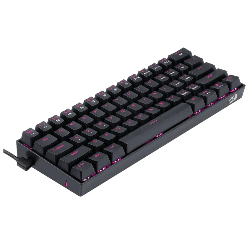 Redragon Dragonborn Wired Mechanical Keyboard Red Led
67Key Design - Black