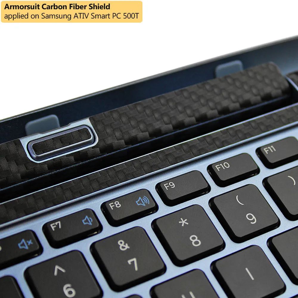 Samsung ATIV Smart PC 500T Keyboard Black Carbon Fiber Film Protector