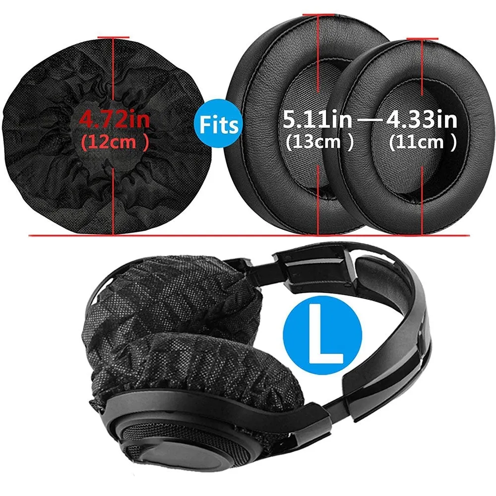 (set of 100) Ø12cm disposable headphone hygiene pads ear pads covers