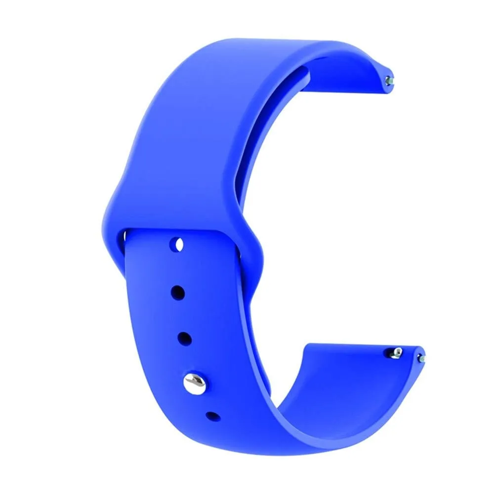 Silicone Button Style Watch Straps Compatible with Fitbit Charge 4