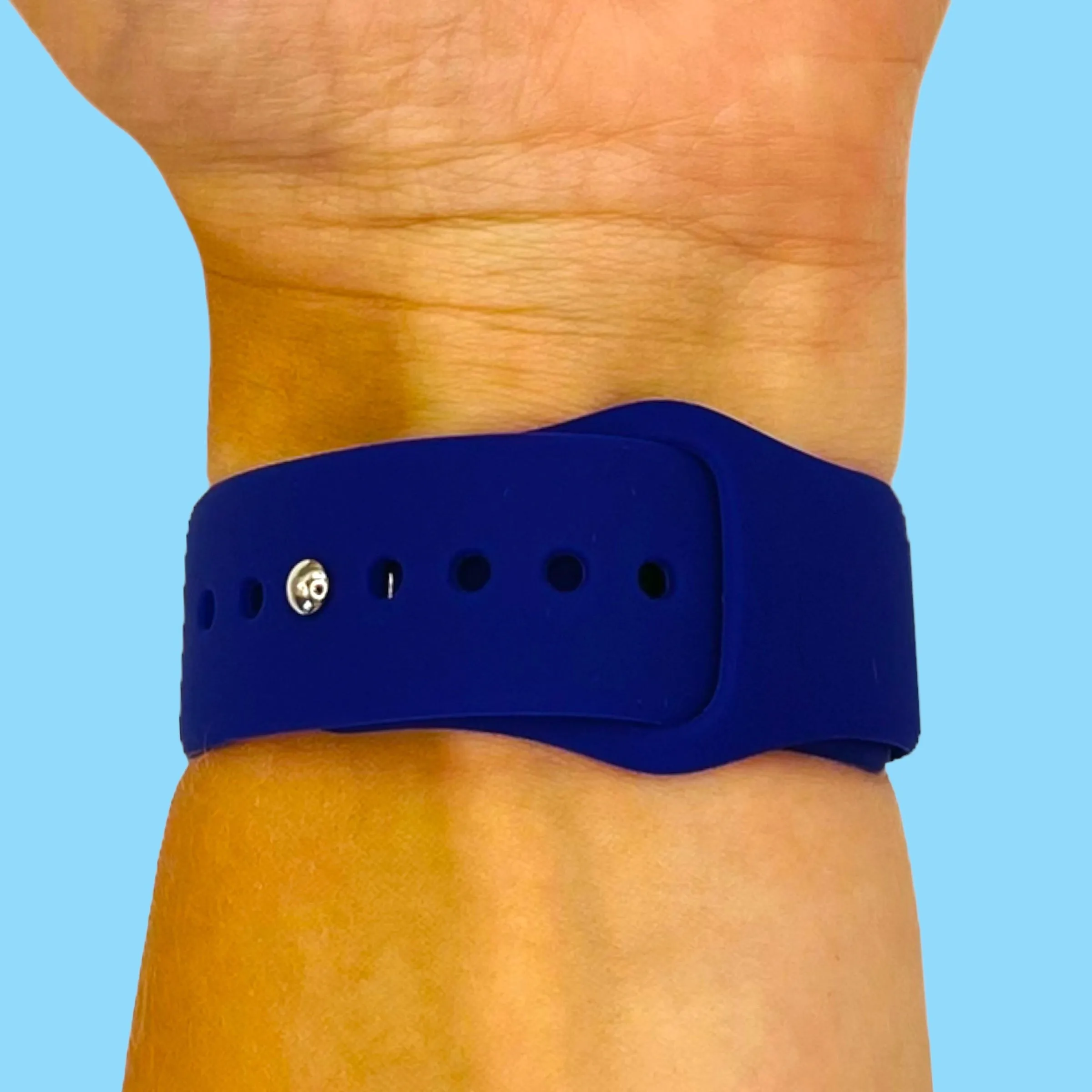 Silicone Button Style Watch Straps Compatible with Fitbit Versa