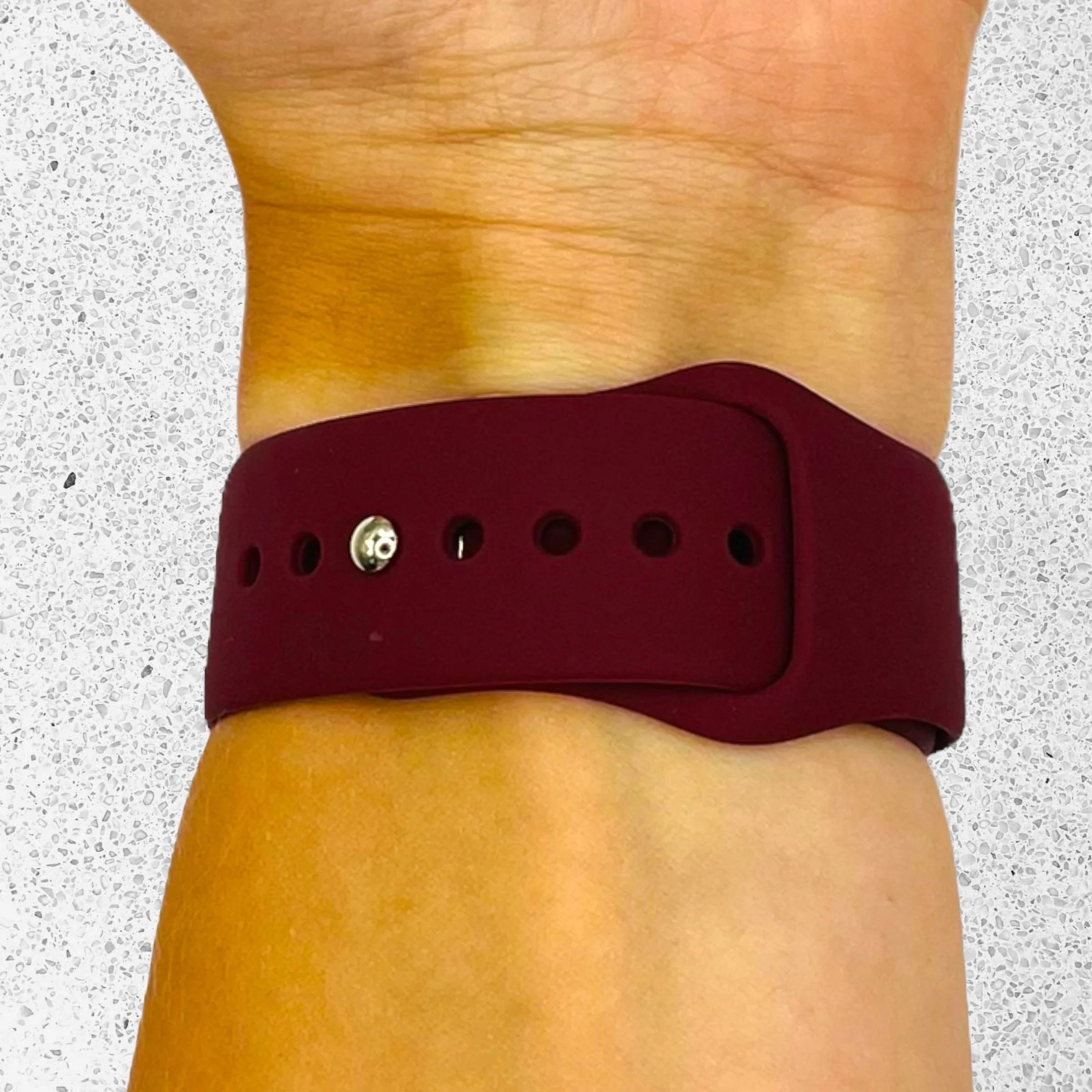 Silicone Button Style Watch Straps Compatible with Fitbit Versa