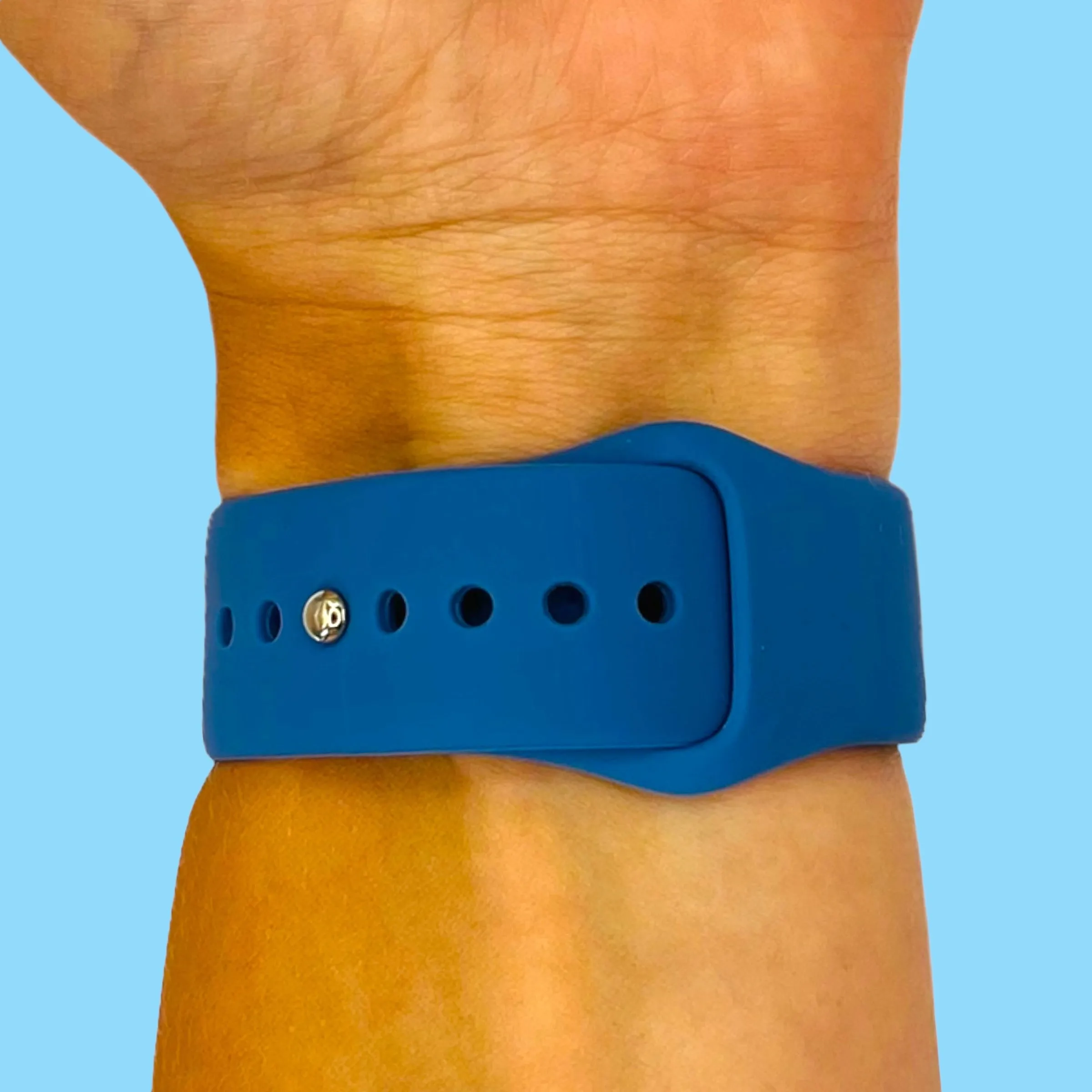 Silicone Button Style Watch Straps Compatible with Fitbit Versa