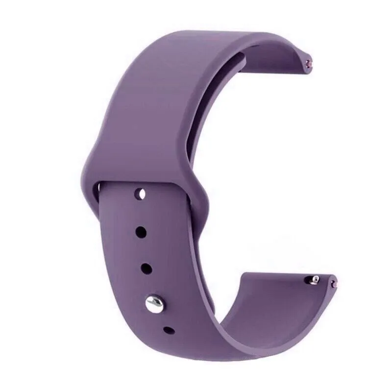 Silicone Button Style Watch Straps Compatible with Oppo Watch X