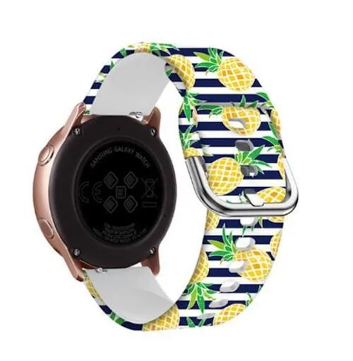 Silicone Pattern Watch Straps compatible with the Amazfit 22mm Range