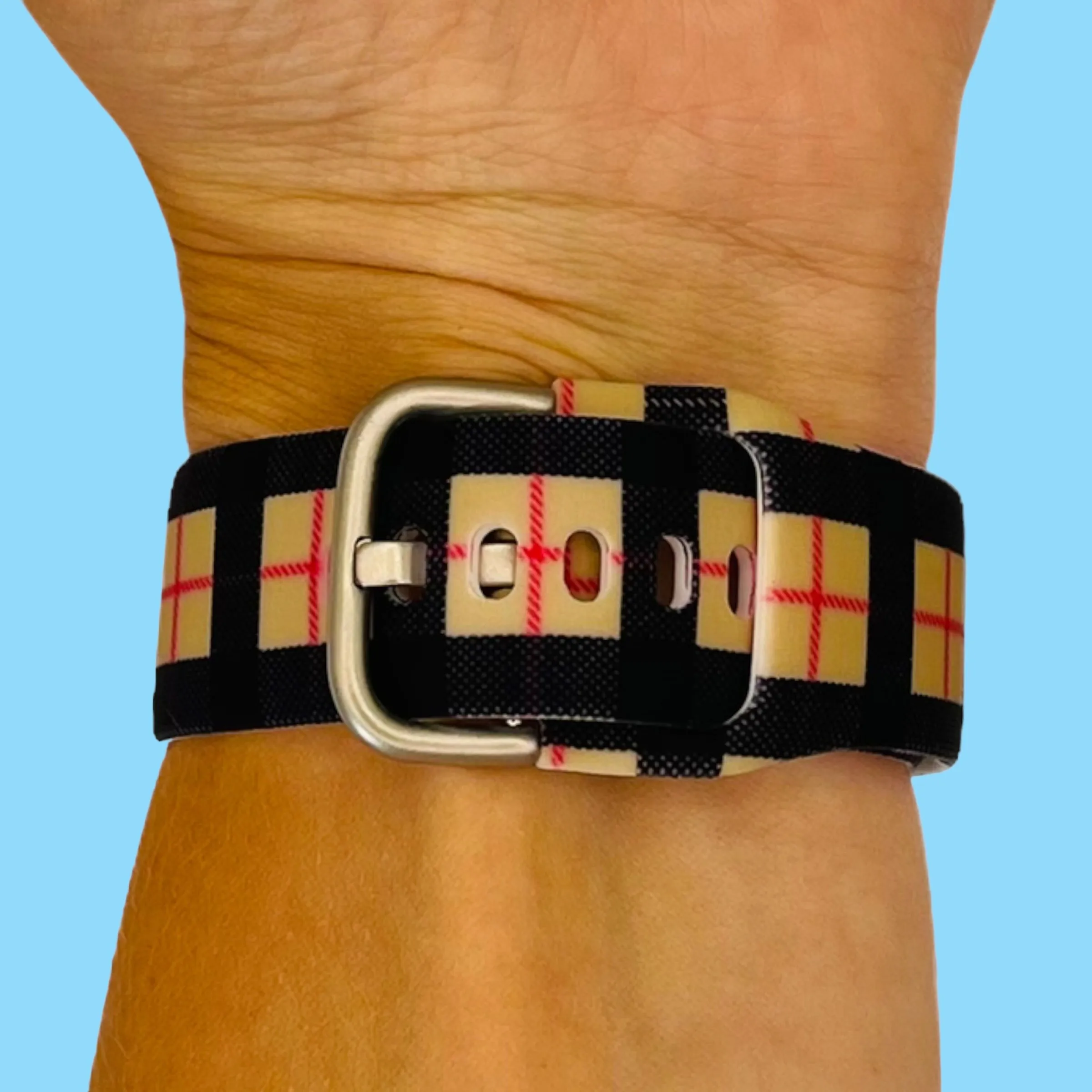 Silicone Pattern Watch Straps compatible with the Amazfit 22mm Range