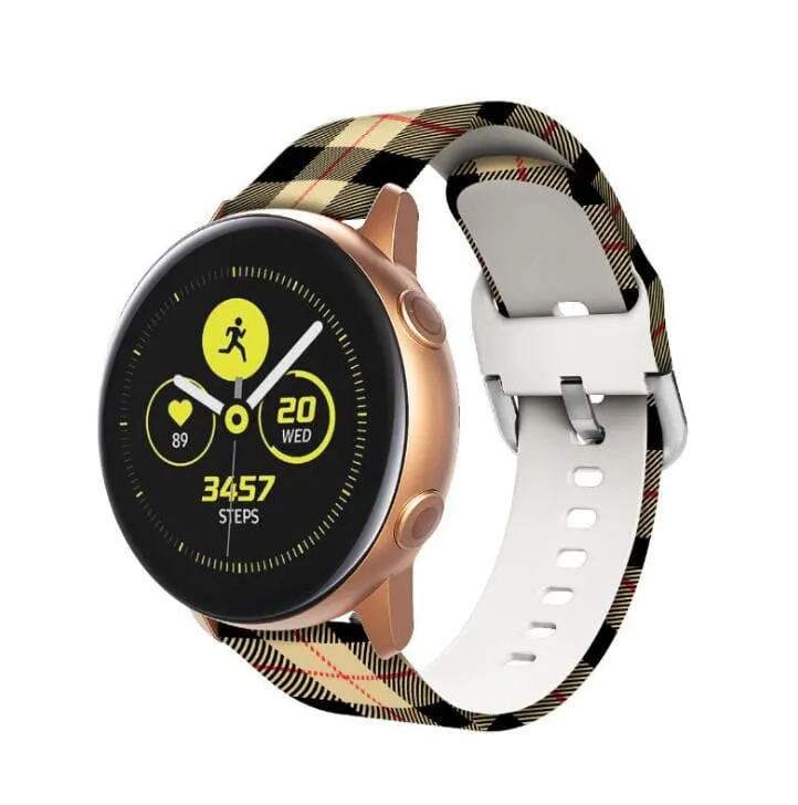 Silicone Pattern Watch Straps compatible with the Amazfit 22mm Range