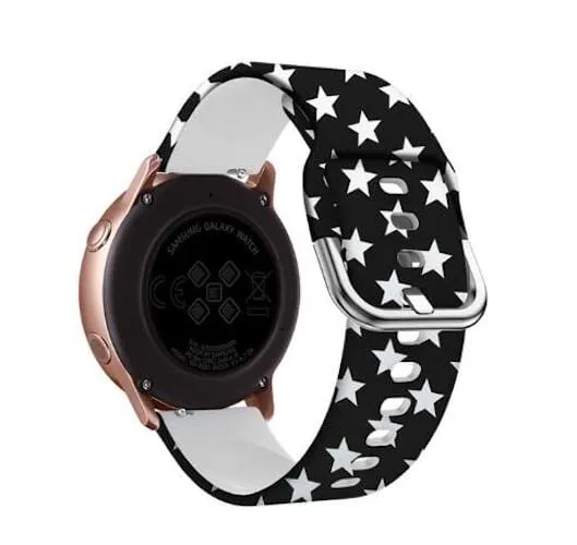 Silicone Pattern Watch Straps compatible with the Amazfit 22mm Range