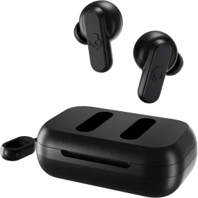 Skullcandy Dime True Wireless In-Ear Bluetooth Earbuds Compatible with Iphone and Android / Charging Case and Microphone / Great for Gym, Sports, and Gaming, IPX4 Water Dust Resistant - Black