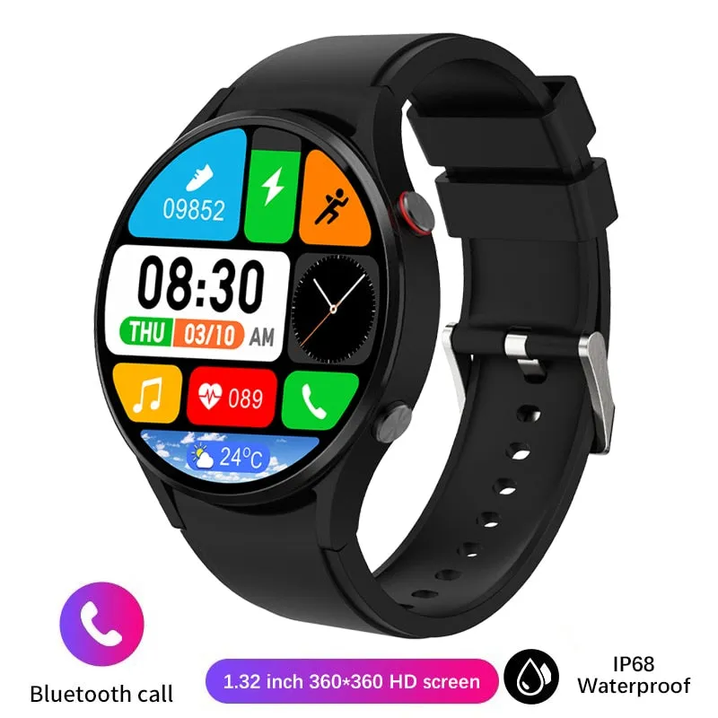 Smart Watch Men 1.32&#39;&#39; IPS Display Voice Calling 24H Health Monitor 240  Watch Faces 70  Sports Modes Watch For Galaxy Watch 4