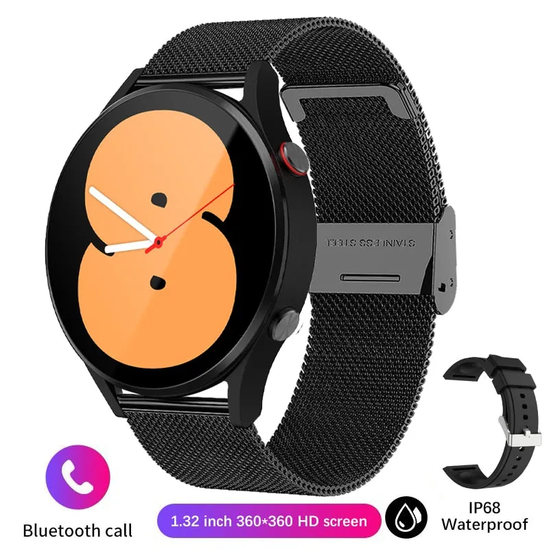 Smart Watch Men 1.32&#39;&#39; IPS Display Voice Calling 24H Health Monitor 240  Watch Faces 70  Sports Modes Watch For Galaxy Watch 4