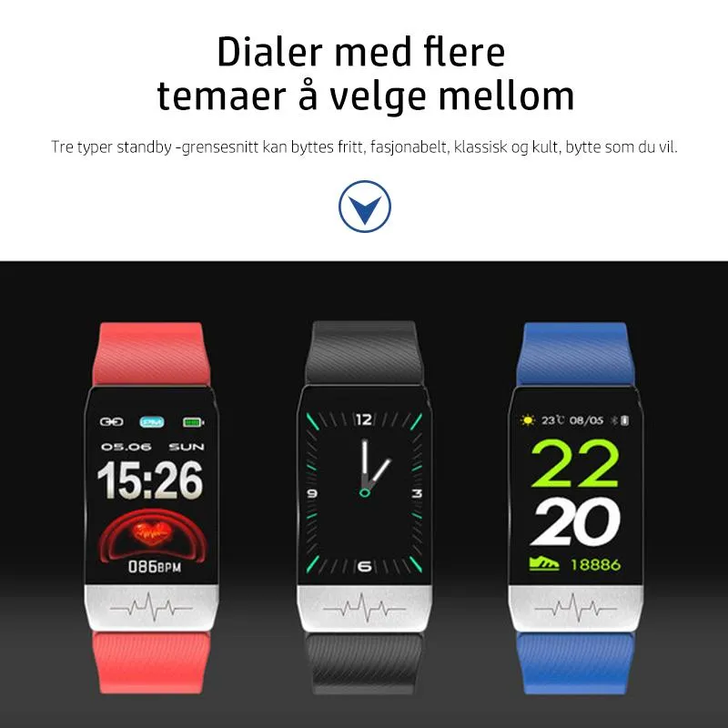 Smart watch with health monitoring and GPS