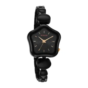 Sonata Black Dial Analog Watch for Women-NR8185KM01