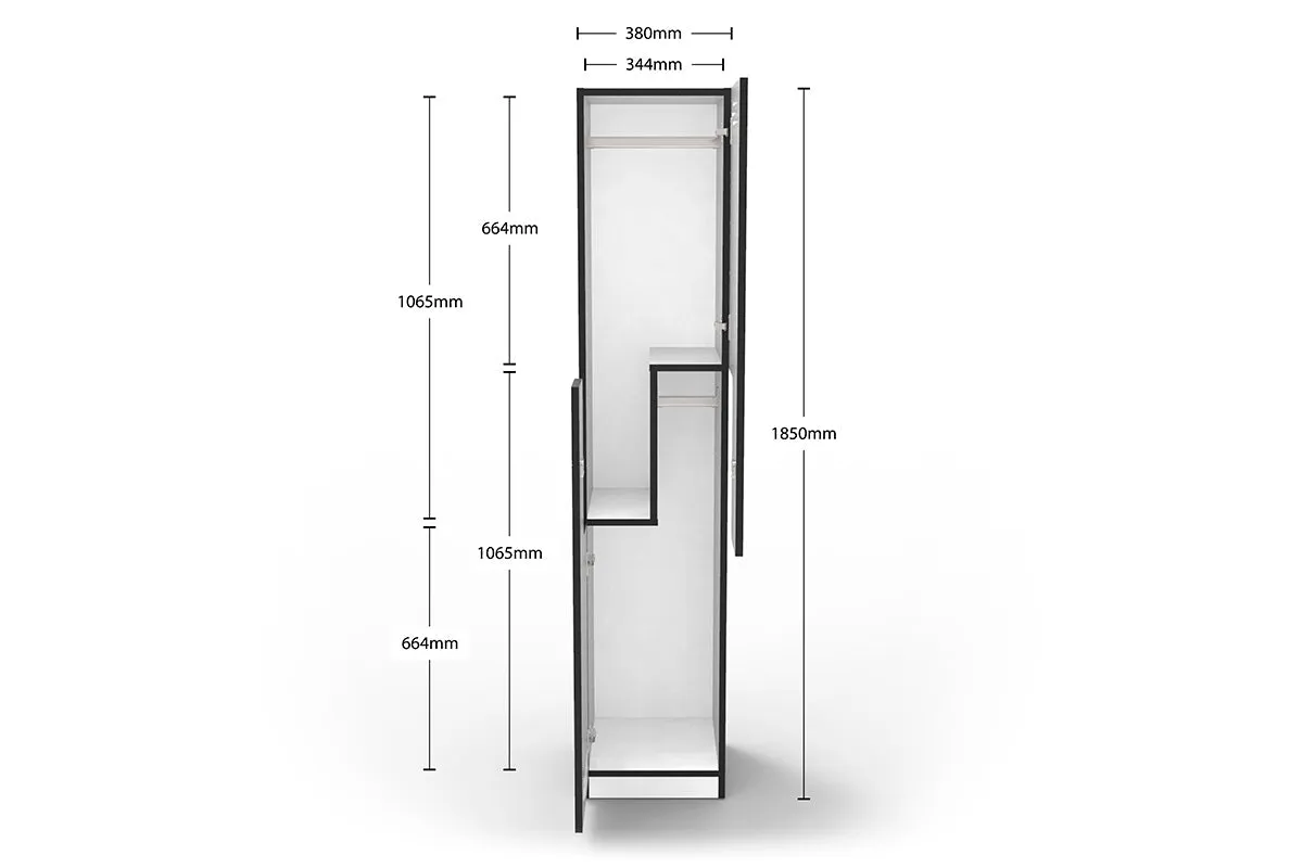 Sonic Step Door Melamine Locker