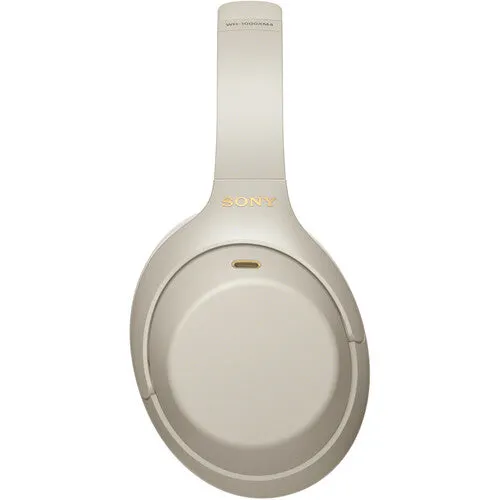 Sony WH-1000XM4 Wireless Noise-Canceling Over Ear Headphones (White)