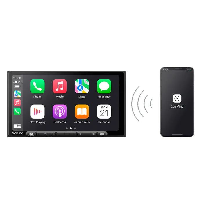 Sony XAV-AX6000 Digital Multimedia Receiver, iDatalink Ready, Wireless Apple CarPlay and Android Auto