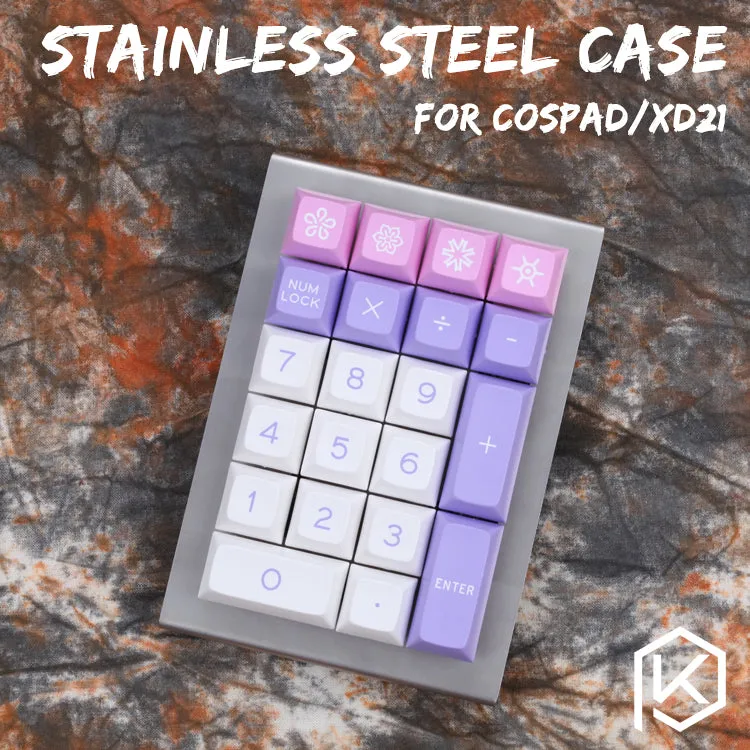 stainless steel bent case for cospad xd24 20% mechanical keyboard custom keyboard acrylic diffuser