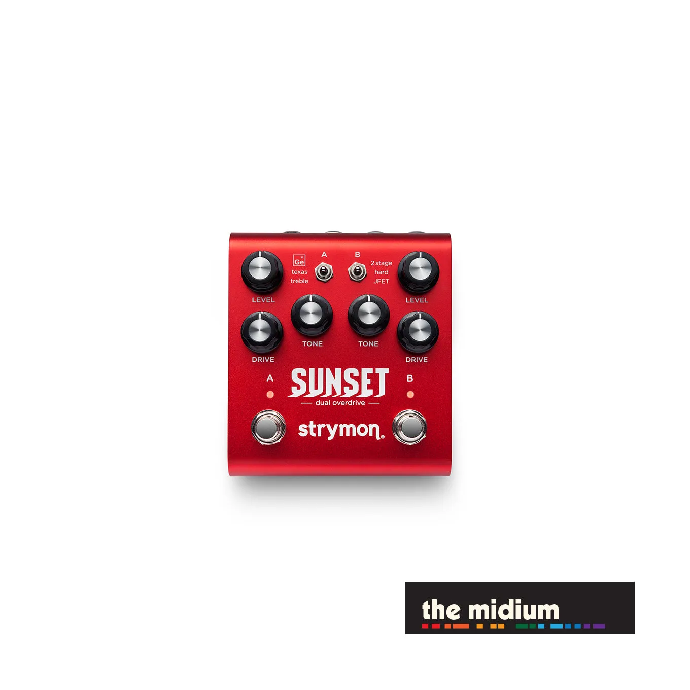 Strymon Sunset dual overdrive dynamics pedal